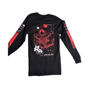 Esports HyperX, Men's XS, Long Sleeve Tee, Black, Arena Las Vegas Spaceman NWT